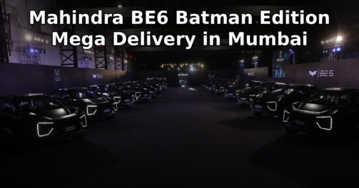 Mahindra BE6 Batman Edition Mega Delivery Event in Mumbai