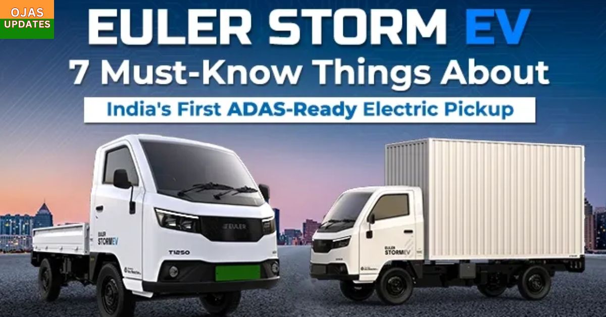 Euler Motors Storm EV: India’s First ADAS-Equipped Electric Cargo Vehicle
