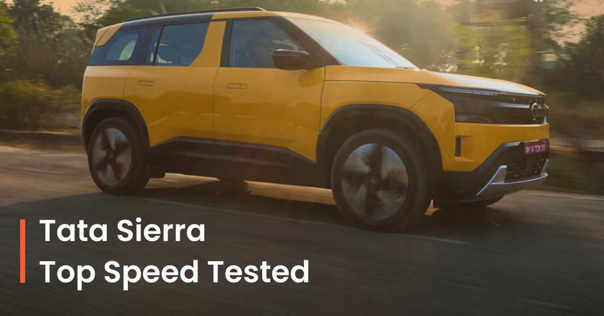 Tata Sierra Top Speed 2025