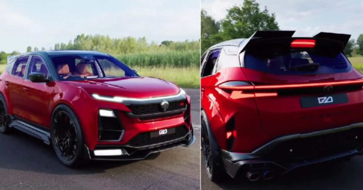 Tata Harrier RS Digital Rendering