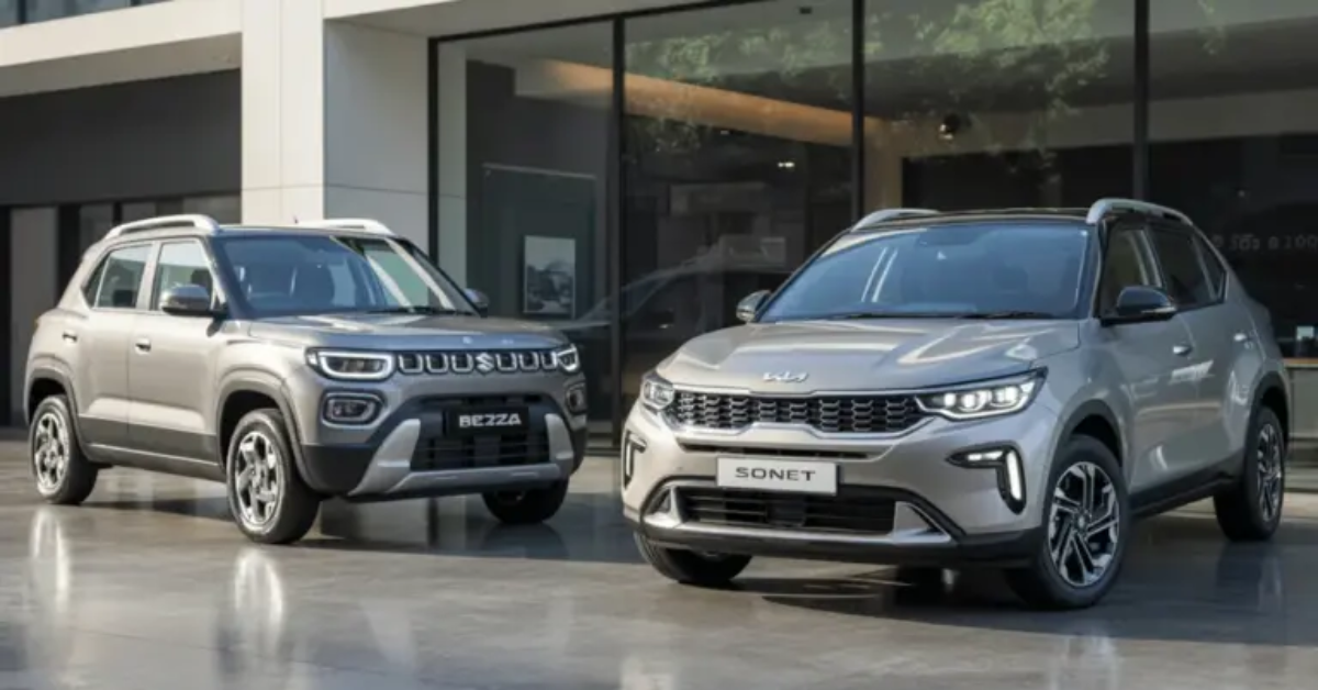 Maruti Brezza vs Kia Sonet Comparison 2025