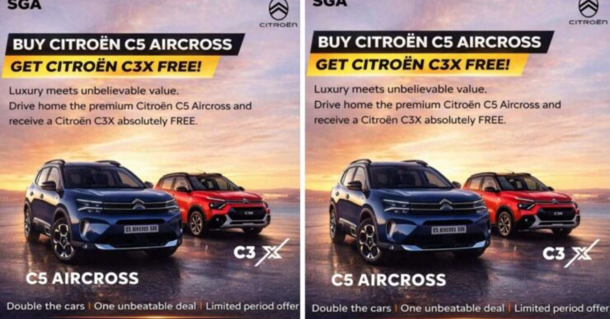 Buy Citroën C5 Aircross & Get C3 X Free – Crazy Offer Explained