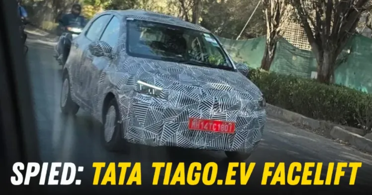 2026 Tata Tiago EV Facelift Spied