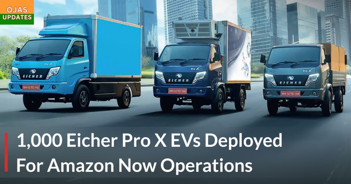 Driving a Greener Tomorrow: Amazon India’s Landmark Deployment of 1,000 Eicher Electric Trucks