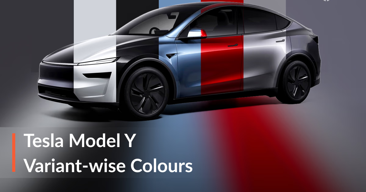 Tesla Model Y Colours Explained