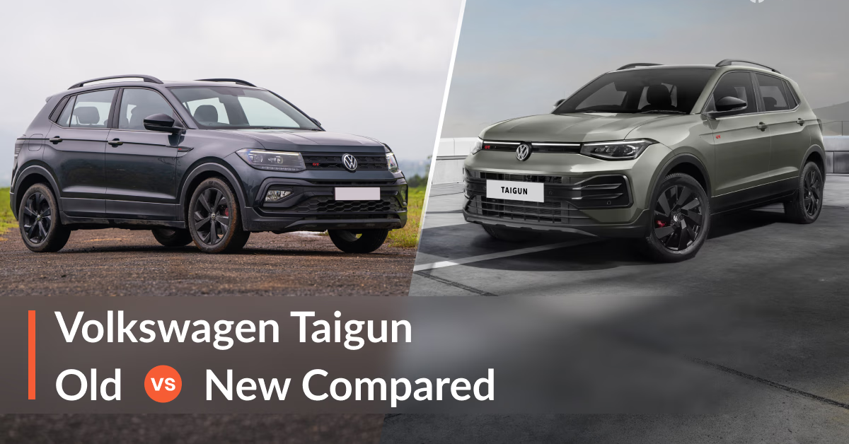 2026 Volkswagen Taigun Facelift Vs Old Model