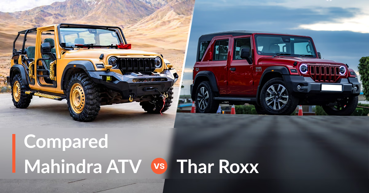 Mahindra Thar Roxx ATV Revealed