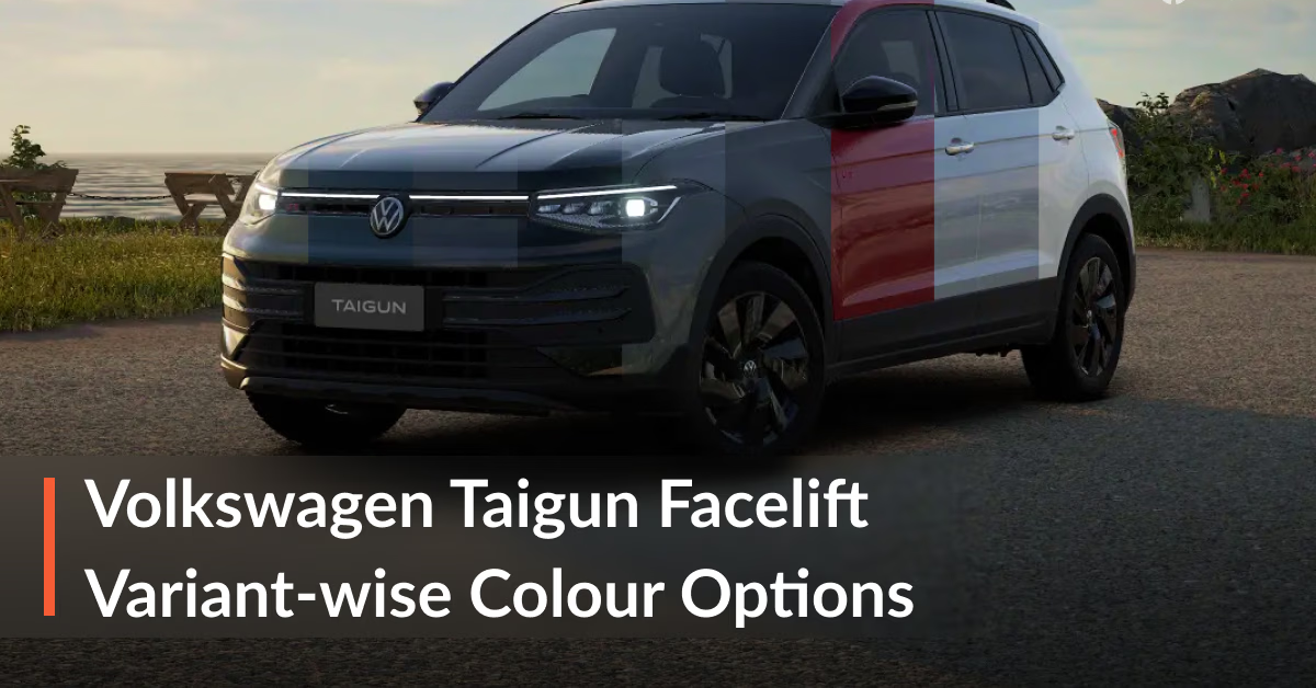 2026 Volkswagen Taigun Facelift Colours Explained