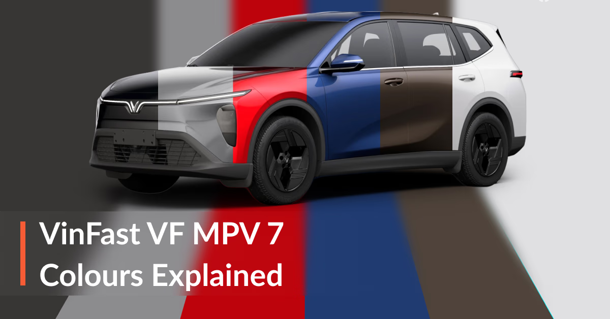 VinFast VF MPV 7 Colours Explained