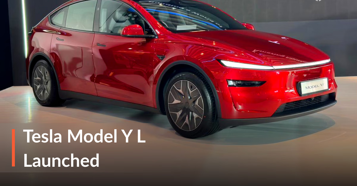 Tesla Model Y L India Price 2026 – Booking, Variants, Range