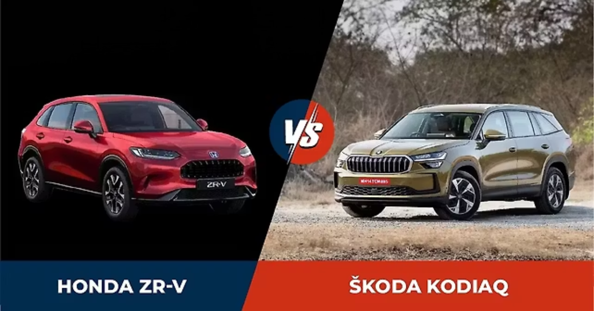 Honda ZR-V vs Skoda Kodiaq 2026 Comparison